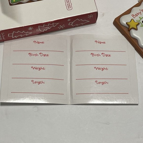 2014 Hallmark One Cute Heart Cookie  Baby's First Christmas Ornament Collectible - Picture 9 of 9